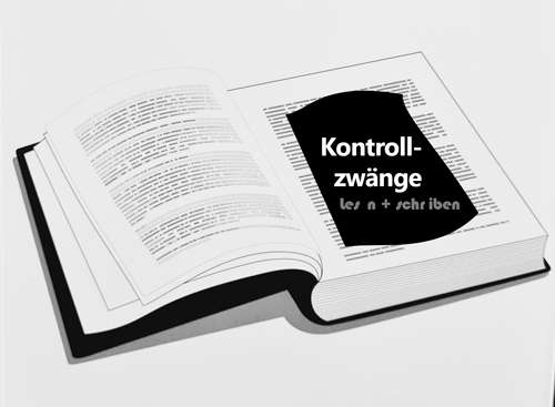 Kontrollzwänge Lesen und Schreiben 
Kontrollzwang Jürgen Junker Diplom Psychologe Aschaffenburg Psychotherapie nach Heilpraktikergesetz